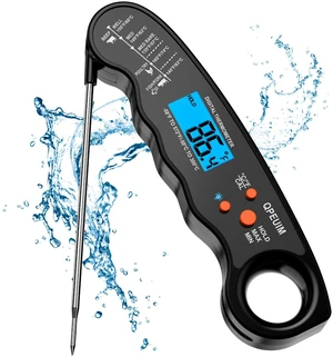 Meat Thermometer Digital Instant Read, Food, Cooking, Grilling | Waterproof, Backlight, For Grilling, BBQ, Deep Fry, Turkey, Candy Black Meat Thermometer Digital Instant Read, Food, Cooking, Grilling | Waterproof, Backlight, For Grilling, BBQ, Deep Fry, Turkey, Candy Black