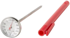 Instant Read Analog Meat Food Grill BBQ Cooking Kitchen Thermometer with Red Pocket Sleeve Clip, 1 Inch Dial Instant Read Analog Meat Food Grill BBQ Cooking Kitchen Thermometer with Red Pocket Sleeve Clip, 1 Inch Dial