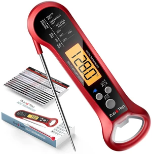 Meat Thermometer Digital Instant Read Food Thermometer for Cooking with Long Probe and Backlit Display, Fast Accurate Temperature for Grill, BBQ, Smoker, Candy, Kitchen Essentials Meat Thermometer Digital Instant Read Food Thermometer for Cooking with Long Probe and Backlit Display, Fast Accurate Temperature for Grill, BBQ, Smoker, Candy, Kitchen Essentials