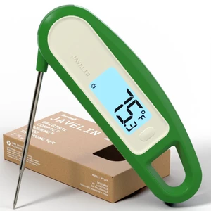 PT12B Javelin 2 Ultra Fast Digital Instant Read Meat Thermometer for Grill and Cooking, 3" Probe, Compact Foldable Design, 1.5" Backlight Display, Water Resistant-Spinach PT12B Javelin 2 Ultra Fast Digital Instant Read Meat Thermometer for Grill and Cooking, 3" Probe, Compact Foldable Design, 1.5" Backlight Display, Water Resistant-Spinach