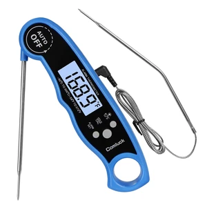 Digital Meat Thermometer for Cooking - CA002 Instant Read Meat Thermometer for Grilling and Smoking 2-in-1 Dual Probe Oven Safe Food Thermometer with Alarm for Grill BBQ Steak Turkey Digital Meat Thermometer for Cooking - CA002 Instant Read Meat Thermometer for Grilling and Smoking 2-in-1 Dual Probe Oven Safe Food Thermometer with Alarm for Grill BBQ Steak Turkey