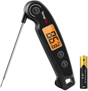 TempSwift 1 SEC Instant Read Meat Thermometer for Cooking | 100% Waterproof Digital Food Thermometer with Large Backlit LCD, Kitchen Thermometer for Grilling, Smoking & Candy Making TempSwift 1 SEC Instant Read Meat Thermometer for Cooking | 100% Waterproof Digital Food Thermometer with Large Backlit LCD, Kitchen Thermometer for Grilling, Smoking & Candy Making