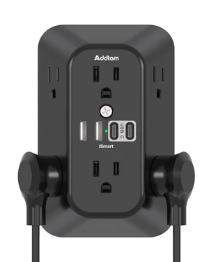 6-Outlet Extender Surge Protector, Multi Plug Wall Outlet with 4 USB Wall Charger(2 USB C Ports), Plug Extension Outlet with 1800J, Outlet Splitter Power Strip for Home Office, Black 6-Outlet Extender Surge Protector, Multi Plug Wall Outlet with 4 USB Wall Charger(2 USB C Ports), Plug Extension Outlet with 1800J, Outlet Splitter Power Strip for Home Office, Black