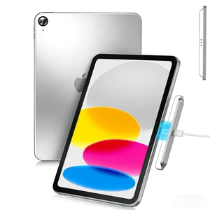 Magnetic Wireless Charger for iPad (A16) 11th/10th Generation 11''/10.9'' 2025/2022, 18W Alloy Material iPad 11/10 Smart Connector Charger with Nylon Braided USB-C to C Cable Magnetic Wireless Charger for iPad (A16) 11th/10th Generation 11''/10.9'' 2025/2022, 18W Alloy Material iPad 11/10 Smart Connector Charger with Nylon Braided USB-C to C Cable
