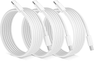 USB C to USB C Cable, 3 Pack Type C 240W Fast Charging Cable 6/6/6FT | Type C Android Phone Charger Fast Cable for iPhone 17 16 15 Pro Max Samsung S26 S25 S24 Laptops MacBook iPad Pro/Air etc. USB C to USB C Cable, 3 Pack Type C 240W Fast Charging Cable 6/6/6FT | Type C Android Phone Charger Fast Cable for iPhone 17 16 15 Pro Max Samsung S26 S25 S24 Laptops MacBook iPad Pro/Air etc.