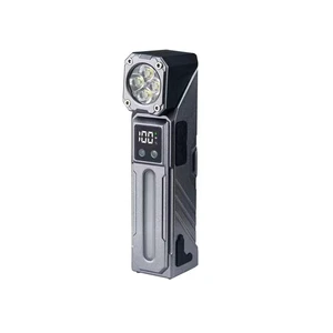 EDC Rechargeable Flashlight with RGB Light, 90° Rotatable Head, 400 Lumens Portable Handheld Light with Magnetic, Pocket Flash Light for Camping, Hiking, Emergency EDC Rechargeable Flashlight with RGB Light, 90° Rotatable Head, 400 Lumens Portable Handheld Light with Magnetic, Pocket Flash Light for Camping, Hiking, Emergency