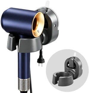 Universal Hair Dryer Holder Wall Mounted Rotates 45° Left & Right | Easy To Set Up, Sturdy Wall Mount, Washable Adhesive, No Wall Damage, Fits Bedroom, Bathroom and More Spaces Universal Hair Dryer Holder Wall Mounted Rotates 45° Left & Right | Easy To Set Up, Sturdy Wall Mount, Washable Adhesive, No Wall Damage, Fits Bedroom, Bathroom and More Spaces