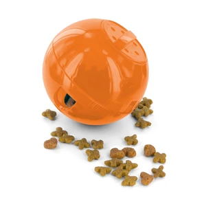 Slimcat Feeder Ball Cat Toy, Orange | Interactive Puzzle Game for Your Cat, Adjustable Openings Control Portion & Feed Speed, Slows Fast Eaters, Improve Digestion Slimcat Feeder Ball Cat Toy, Orange | Interactive Puzzle Game for Your Cat, Adjustable Openings Control Portion & Feed Speed, Slows Fast Eaters, Improve Digestion