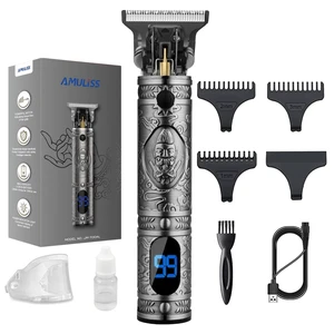 Mens Beard & Hair Trimmer, Zero Gapped Professional Hair Clipper | Multifunctional,180-min running time,all-metal body,T- blade trimmer for beard,haircut,carving,body hair,balding trimming Mens Beard & Hair Trimmer, Zero Gapped Professional Hair Clipper | Multifunctional,180-min running time,all-metal body,T- blade trimmer for beard,haircut,carving,body hair,balding trimming