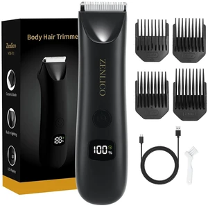 Pubic Hair Trimmer for Men, Rechargeables Manscape Body Hair Trimmer | Ceramic Blade Body Shavers with USB-C Charging, Ball Razors with Led Display, 90 Minutes Shaving, Ideal Gift for Men Pubic Hair Trimmer for Men, Rechargeables Manscape Body Hair Trimmer | Ceramic Blade Body Shavers with USB-C Charging, Ball Razors with Led Display, 90 Minutes Shaving, Ideal Gift for Men