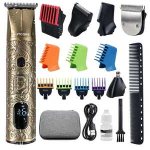 Beard Trimmer for Men, Electric Shavers Razor Mens Shaver Men Professional Waterproof 5 In 1 Grooming Kit With Adjustable Comb LED Display Storage Bag Beard Trimmer for Men, Electric Shavers Razor Mens Shaver Men Professional Waterproof 5 In 1 Grooming Kit With Adjustable Comb LED Display Storage Bag