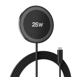MagSafe 25W Wireless Charger for Apple Magnetic Fast Charging Pad | Compatible for iPhone Duo 18 17 17e 16 16e 15 14 13 12 Pro Max - AirPods-Slim Portable for Travel Bedside - 1 Pack, Black MagSafe 25W Wireless Charger for Apple Magnetic Fast Charging Pad | Compatible for iPhone Duo 18 17 17e 16 16e 15 14 13 12 Pro Max - AirPods-Slim Portable for Travel Bedside - 1 Pack, Black