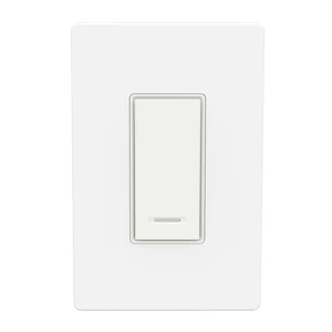 WiFi Smart in-Wall Light Switch, No Hub Required with Timer Function, White, Compatible with Alexa and Google Assistant, Neutral Wire Needed, 2.4 Ghz Network Only WiFi Smart in-Wall Light Switch, No Hub Required with Timer Function, White, Compatible with Alexa and Google Assistant, Neutral Wire Needed, 2.4 Ghz Network Only