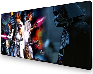 Gaming Mouse Pad, Large Non-Slip Rubber Base Mousepad, Keyboard Mouse Mat, Desk Pad with Stitched Edges Gaming Mouse Pad, Large Non-Slip Rubber Base Mousepad, Keyboard Mouse Mat, Desk Pad with Stitched Edges