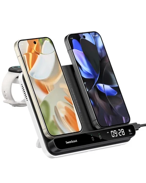 Dual Phone Charging Station for Google Pixel 11/11 Pro/10, Pixel Watch 3/2 | for Google Pixel 10/9/8/7 Series, for Pixel Watch 3/2/Fitbit Versa 4/3/Sense 2 (Not for Pixel Watch 5/4/1) Dual Phone Charging Station for Google Pixel 11/11 Pro/10, Pixel Watch 3/2 | for Google Pixel 10/9/8/7 Series, for Pixel Watch 3/2/Fitbit Versa 4/3/Sense 2 (Not for Pixel Watch 5/4/1)