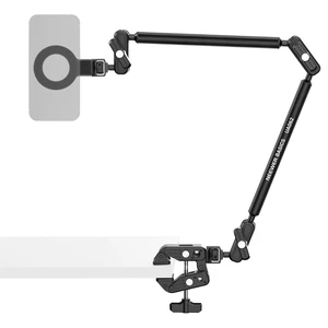 Basics Magic Arm with Desk Clamp for Phone Webcam Camera Mic, UA062 | 26.4", Desk Stand Magnetic Overhead Phone Mount Holder Compatible with MagSafe iPhone 18 Pro/Pro Max Action Camera Webcam Mic Basics Magic Arm with Desk Clamp for Phone Webcam Camera Mic, UA062 | 26.4", Desk Stand Magnetic Overhead Phone Mount Holder Compatible with MagSafe iPhone 18 Pro/Pro Max Action Camera Webcam Mic