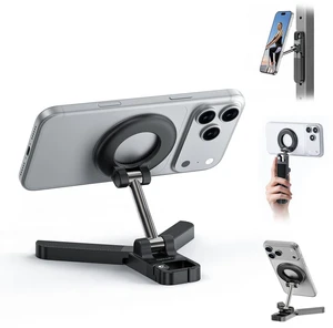Magnetic Phone Stand for MagSafe, 360 ° rotatable foldable phone holder | 360° Rotation Foldable Adjustable Kickstand for iPhone 18/17/16/15, Portable Vlogging Stand for Travel Desk Refrigerator Gym Magnetic Phone Stand for MagSafe, 360 ° rotatable foldable phone holder | 360° Rotation Foldable Adjustable Kickstand for iPhone 18/17/16/15, Portable Vlogging Stand for Travel Desk Refrigerator Gym