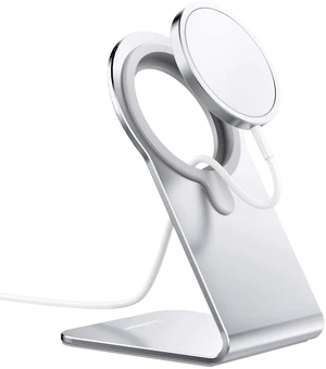 Stand for MagSafe Charger, Aluminum Stand Holder for iPhone 16 15 14 13 12 Series, Magsafe Accessories Compatible with iPhone 16 15 14 13 12 Plus, Pro, Pro Max [MagSafe Charger Not Included]