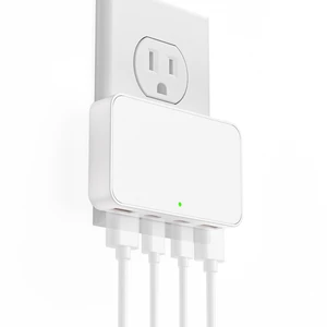 Flat USB C Wall Charger, 45W PD GaN USB C Travel Charger Block, 4-Port 65W Total Wall Charger, Dual USB-C Dual USB-A, Foldable Plug, PD3.0 & PPS for iPad/iPhone Series/Galaxy for Home/Travel Flat USB C Wall Charger, 45W PD GaN USB C Travel Charger Block, 4-Port 65W Total Wall Charger, Dual USB-C Dual USB-A, Foldable Plug, PD3.0 & PPS for iPad/iPhone Series/Galaxy for Home/Travel