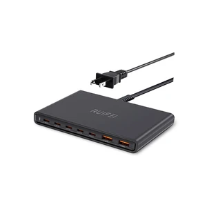 100W USB C Travel Charging Station, 7-Port GaN USB C Desktop Charger Block | Ultra Slim,USB-C1/C2 100W,C3-C5 65W,USB-A1/A2 18W,Type C Multi Port,MacBook Pro,iPad,100-240V, Cable Not Included 100W USB C Travel Charging Station, 7-Port GaN USB C Desktop Charger Block | Ultra Slim,USB-C1/C2 100W,C3-C5 65W,USB-A1/A2 18W,Type C Multi Port,MacBook Pro,iPad,100-240V, Cable Not Included