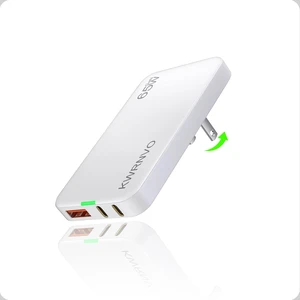 Flat USB Wall Charger, GaN Charger 3 Ports with 2×Type-C and 1×USB-A Ports, Ultra-Slim Fast Wall Plug for MacBook Pro/Air, Pixelbook, iPad Pro, iPhone 17/16/15/14 White Flat USB Wall Charger, GaN Charger 3 Ports with 2×Type-C and 1×USB-A Ports, Ultra-Slim Fast Wall Plug for MacBook Pro/Air, Pixelbook, iPad Pro, iPhone 17/16/15/14 White