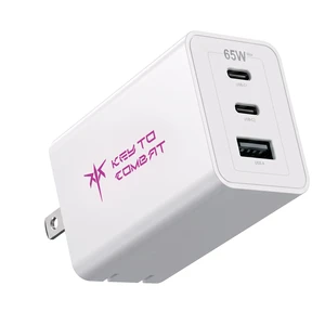 65W 3-Port USB C Charger Block, Compact GaN Fast Charger, Foldable Plug | USB C Laptop Charger for MacBook Pro/Air, iPad Pro, Galaxy S24, Dell XPS 13, iPhone 17 Series, Steam Deck 65W 3-Port USB C Charger Block, Compact GaN Fast Charger, Foldable Plug | USB C Laptop Charger for MacBook Pro/Air, iPad Pro, Galaxy S24, Dell XPS 13, iPhone 17 Series, Steam Deck