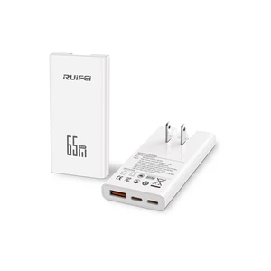 65W Flat USB C Wall Charger Block,3-Port Ultra Slim GaN Fast Adapter | 0.59in Ultra-Thin,Super Fast Charging 2.0,65W GaN Charger,Foldable Plug for MacBook Air, iPad Pro, iPhone17 Series, Galaxy 65W Flat USB C Wall Charger Block,3-Port Ultra Slim GaN Fast Adapter | 0.59in Ultra-Thin,Super Fast Charging 2.0,65W GaN Charger,Foldable Plug for MacBook Air, iPad Pro, iPhone17 Series, Galaxy