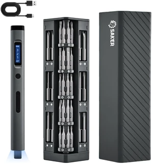 Mini Electric Screwdriver Set - 57 in 1 Magnetic Precision Screwdriver Cordless with Adjustable Torque and LED Light, Rechargeable Repair Tool Kit for Electronics, DIY, Furniture & Gifts for Men Mini Electric Screwdriver Set - 57 in 1 Magnetic Precision Screwdriver Cordless with Adjustable Torque and LED Light, Rechargeable Repair Tool Kit for Electronics, DIY, Furniture & Gifts for Men