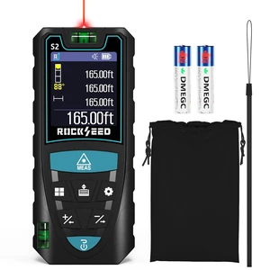 Laser Measuring Tool 165ft, S2C Red Beam Laser Measure with Rotatable HD IPS Color Screen, 12 Measurement Modes, 3 Leveling Modes, 5 Units Switchable, for Stake Marking/Distance/Area/Volume Laser Measuring Tool 165ft, S2C Red Beam Laser Measure with Rotatable HD IPS Color Screen, 12 Measurement Modes, 3 Leveling Modes, 5 Units Switchable, for Stake Marking/Distance/Area/Volume