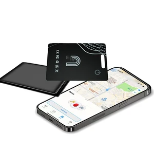 Ultra-Thin Wallet Tracker Card Works with Apple Find My, Rechargeable Slim Tracking Card, Bluetooth Tracker for Wallets, Key Finder & Item Locator for Luggage, Passports - MFi Certified iOS Only Ultra-Thin Wallet Tracker Card Works with Apple Find My, Rechargeable Slim Tracking Card, Bluetooth Tracker for Wallets, Key Finder & Item Locator for Luggage, Passports - MFi Certified iOS Only