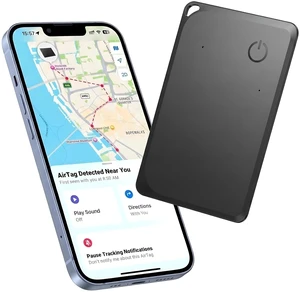 MFi Certified Wallet Tracker Card Compatible with Apple Find My Air Tag iOS Slim Bluetooth Tracker Card For Wallets Passports Luggage With Rechargeable Battery Waterproof No Subscription Item Locator MFi Certified Wallet Tracker Card Compatible with Apple Find My Air Tag iOS Slim Bluetooth Tracker Card For Wallets Passports Luggage With Rechargeable Battery Waterproof No Subscription Item Locator