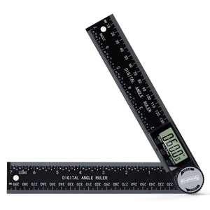 Digital Angle Finder Protractor, 7-Inch/200 mm ABS Ruler | Large Digital Display, 0360° Measuring Range, Angle Gauge,for Woodworking, Carpentry, Construction and DIY Home Projects Digital Angle Finder Protractor, 7-Inch/200 mm ABS Ruler | Large Digital Display, 0360° Measuring Range, Angle Gauge,for Woodworking, Carpentry, Construction and DIY Home Projects