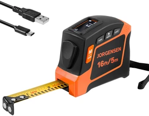 Digital Tape Measure,16Ft Rechargeable Digital Measuring Tape | 50 Records;2 Measurement References;6 Measurement Units;Length, Area & Volume;Backlit LCD Display Digital Tape Measure,16Ft Rechargeable Digital Measuring Tape | 50 Records;2 Measurement References;6 Measurement Units;Length, Area & Volume;Backlit LCD Display
