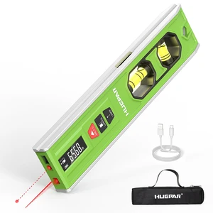 3-in-1 Laser Level/Laser Distance Measure/Magnetic Torpedo Level | 9in Spirit Level with LED Display and Lighted Bubble, 65Ft Distance Measure, USB-C Charging Magnetic Laser Level Tool - VJ10 3-in-1 Laser Level/Laser Distance Measure/Magnetic Torpedo Level | 9in Spirit Level with LED Display and Lighted Bubble, 65Ft Distance Measure, USB-C Charging Magnetic Laser Level Tool - VJ10