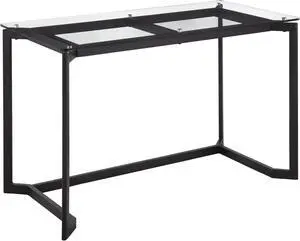 Masters Glass Desk, Home Office Desk, Computer Desk, Black Desk, Small Desk for Bedroom, Gaming Desk, Mid Century Modern Desk Masters Glass Desk, Home Office Desk, Computer Desk, Black Desk, Small Desk for Bedroom, Gaming Desk, Mid Century Modern Desk