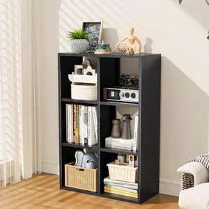 6 Cube Storage Organizer, Metal Cubby Storage Shelf, Small Box Bookshelf, Short Open Bookcase for Bedroom, Office, Living Room, Toy & Closet Organization, Black 6 Cube Storage Organizer, Metal Cubby Storage Shelf, Small Box Bookshelf, Short Open Bookcase for Bedroom, Office, Living Room, Toy & Closet Organization, Black