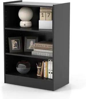 3-Tier Open Bookcase, Freestanding Modern 3-Cube Bookshelf with 18-Position Adjustable Shelves & Anti-toppling Devices, Multipurpose Cubical Display Storage Organizer for Living Room Study 3-Tier Open Bookcase, Freestanding Modern 3-Cube Bookshelf with 18-Position Adjustable Shelves & Anti-toppling Devices, Multipurpose Cubical Display Storage Organizer for Living Room Study
