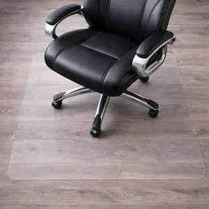 Heavy Duty Polycarbonate Office Chair Mat for Hardwood Floors 36" x 48", Transparent Hard Floor Protector, Rectangular, Shipped Flat, No Unrolling, Multiple Sizes Heavy Duty Polycarbonate Office Chair Mat for Hardwood Floors 36" x 48", Transparent Hard Floor Protector, Rectangular, Shipped Flat, No Unrolling, Multiple Sizes