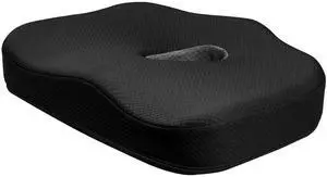 Type S Smoothing Premium Comfort Memory Foam Seat Cushion - Ergonomic Back Pain Relief for Coccyx Tailbone Sciatica Back Pain Relief for Office Chairs Gaming Chairs Car Seats Wheelchairs Chair Pad Type S Smoothing Premium Comfort Memory Foam Seat Cushion - Ergonomic Back Pain Relief for Coccyx Tailbone Sciatica Back Pain Relief for Office Chairs Gaming Chairs Car Seats Wheelchairs Chair Pad
