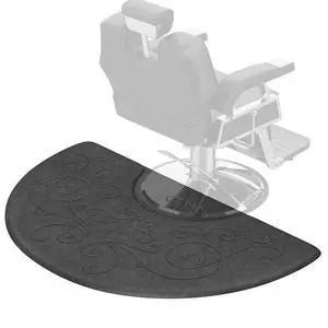 5/8'' Thick Salon Anti Fatigue Mat for Hairstylist Standing, 3'x5' Barber Floor Matt Under Styling Chair, Salon Chair Mat, Anti-Slip Easy Cleaning 5/8'' Thick Salon Anti Fatigue Mat for Hairstylist Standing, 3'x5' Barber Floor Matt Under Styling Chair, Salon Chair Mat, Anti-Slip Easy Cleaning