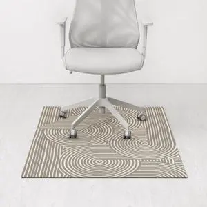 Rug'd Office Chair Mat for Carpet & Hardwood Floor - Jacquard Woven, Anti-Slip Backing, Low Pile, Floor Protector Desk Chair Mat, Office Rugs for Rolling Chairs (Helsinki - 36" x 48") Rug'd Office Chair Mat for Carpet & Hardwood Floor - Jacquard Woven, Anti-Slip Backing, Low Pile, Floor Protector Desk Chair Mat, Office Rugs for Rolling Chairs (Helsinki - 36" x 48")