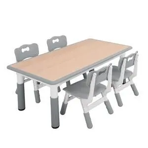 Kids Table and Chairs, Height Adjustable Toddler Table and Chair Set with 4 Chairs, Graffiti Desktop, Classroom/Daycare/Home, Children Multi-Activity Table for Ages 2-8 Kids Table and Chairs, Height Adjustable Toddler Table and Chair Set with 4 Chairs, Graffiti Desktop, Classroom/Daycare/Home, Children Multi-Activity Table for Ages 2-8