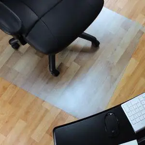 Office Chair Mat for Hardwood Floors 36" x 48" Clear PVC Hard Floor Protector Mat for Under Desks, Rectangular Vinyl Floor Mat for Computer Desks and Gaming Chairs, Shipped Flat Office Chair Mat for Hardwood Floors 36" x 48" Clear PVC Hard Floor Protector Mat for Under Desks, Rectangular Vinyl Floor Mat for Computer Desks and Gaming Chairs, Shipped Flat