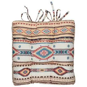 Southwest Vista Chair Pad, Polyester, 18" W x 18" L Southwest Vista Chair Pad, Polyester, 18" W x 18" L