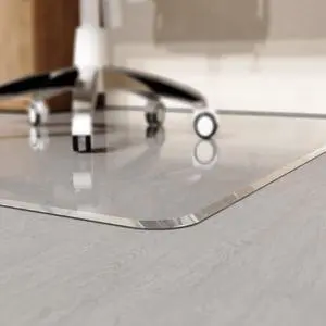 Beveled Edge Office Chair Mat for Carpet or Hardwood Floor Crystal Clear 36" x 48" for a Smooth Glide and Easy Roll On/Off, Heavy Duty and Non-Slip Floor Ultimate Clear Chair Mat Beveled Edge Office Chair Mat for Carpet or Hardwood Floor Crystal Clear 36" x 48" for a Smooth Glide and Easy Roll On/Off, Heavy Duty and Non-Slip Floor Ultimate Clear Chair Mat