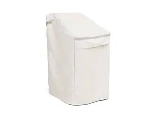 Prestige Outdoor Stacking Chair Cover Heavy-Duty Polyester Patio Chair Protector, Water-Resistant, Drawcord Hem, Mesh Vents, Fits Most Garden & Deck Chairs, 28W x 34D x 52H, Stone Prestige Outdoor Stacking Chair Cover Heavy-Duty Polyester Patio Chair Protector, Water-Resistant, Drawcord Hem, Mesh Vents, Fits Most Garden & Deck Chairs, 28W x 34D x 52H, Stone