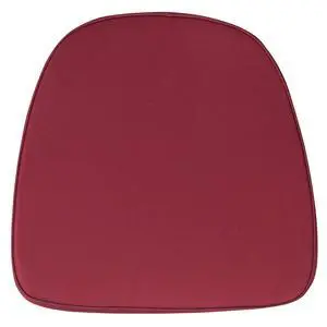 Indoor Soft Burgundy Fabric Chiavari/Dining Chair Cushion Indoor Soft Burgundy Fabric Chiavari/Dining Chair Cushion