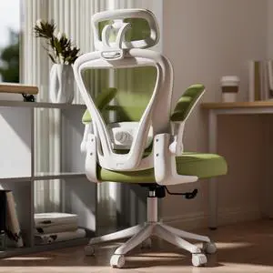 Ergonomic Office Chair M903, Computer Desk Chair with Wheels, High Back Mesh Office Chair with Adjustable Lumbar Support, Headrest, Flip-Up Armrests, Green Ergonomic Office Chair M903, Computer Desk Chair with Wheels, High Back Mesh Office Chair with Adjustable Lumbar Support, Headrest, Flip-Up Armrests, Green