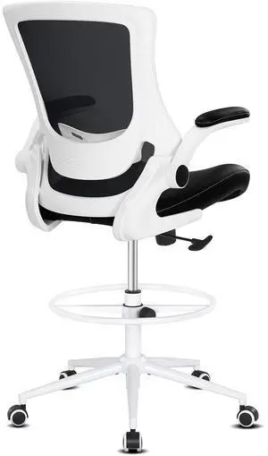 Drafting Chair, Tall Office Chair for Standing Desk, High Office Chair with Adjustable Lumbar Support and Footrest Ring, Standing Desk Chairs Adjustable Height Drafting Chair, Tall Office Chair for Standing Desk, High Office Chair with Adjustable Lumbar Support and Footrest Ring, Standing Desk Chairs Adjustable Height