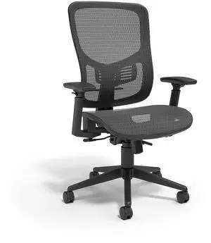 Kroy Ergonomic Task Chair, Mesh, Ergonomic, Lumbar Support, Adjustable Height, Black Kroy Ergonomic Task Chair, Mesh, Ergonomic, Lumbar Support, Adjustable Height, Black